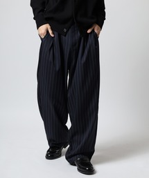 revertical（リバーティカル）の「ストライプカーブパンツ（スラックス）」