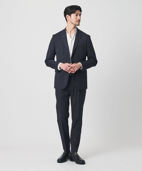 定価11万 District UNITED ARROWS セットアップ ネイビー WEB限定 WARDROBE SMART】TW ツイル セットアップ/ジャケット