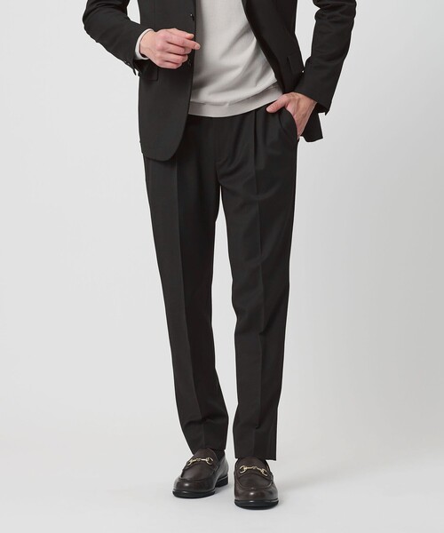 BEAUTY&YOUTH UNITED ARROWS(ビューティーアンドユースユナイテッドアローズ)の「【WEB限定 WARDROBE SMART】TW ツイル セットアップ/ジャケット&イージーパンツ(セットアップ・メンズ・ダークブラウン/ネイビー/ブラック・S/M/L/XL)」の18枚目の写真