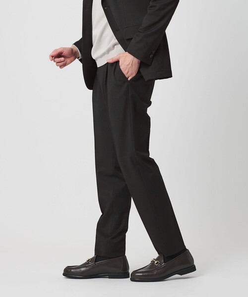 BEAUTY&YOUTH UNITED ARROWS(ビューティーアンドユースユナイテッドアローズ)の「【WEB限定 WARDROBE SMART】TW ツイル セットアップ/ジャケット&イージーパンツ(セットアップ・メンズ・ダークブラウン/ネイビー/ブラック・S/M/L/XL)」の19枚目の写真