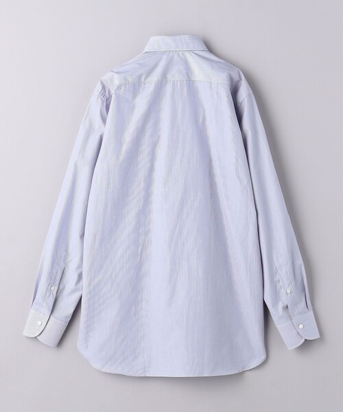 UNITED ARROWS(ユナイテッドアローズ)の「ALUMO/ピンストライプ ワイドカラー シャツ(シャツ/ブラウス・メンズ・ロイヤルブルー・39cm/41cm/42cm/40cm)」の3枚目の写真