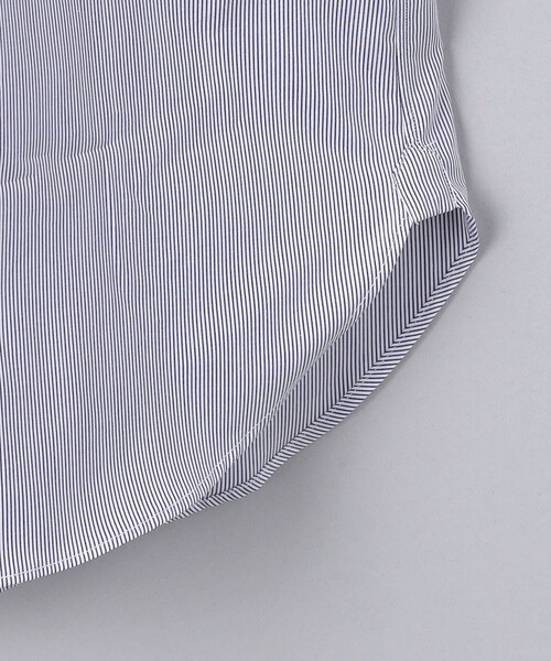UNITED ARROWS(ユナイテッドアローズ)の「ALUMO/ピンストライプ ワイドカラー シャツ(シャツ/ブラウス・メンズ・ロイヤルブルー・39cm/41cm/42cm/40cm)」の6枚目の写真