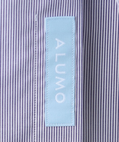 UNITED ARROWS(ユナイテッドアローズ)の「ALUMO/ピンストライプ ワイドカラー シャツ(シャツ/ブラウス・メンズ・ロイヤルブルー・39cm/41cm/42cm/40cm)」の8枚目の写真