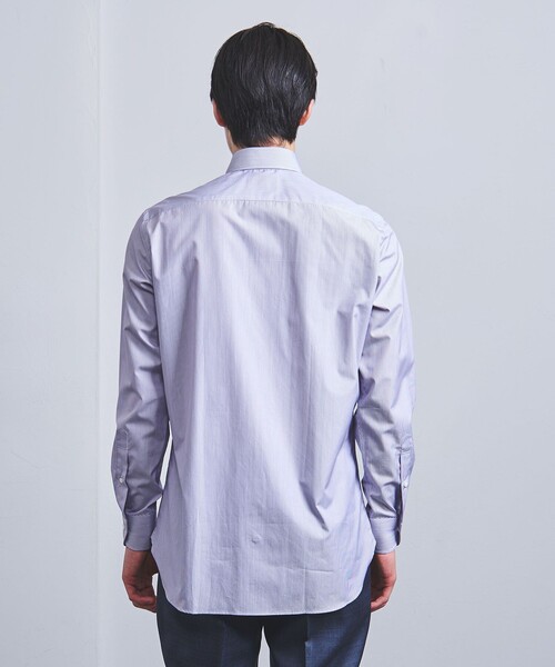 UNITED ARROWS(ユナイテッドアローズ)の「ALUMO/ピンストライプ ワイドカラー シャツ(シャツ/ブラウス・メンズ・ロイヤルブルー・39cm/41cm/42cm/40cm)」の15枚目の写真