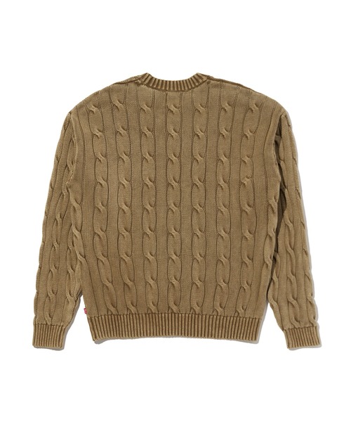 Levi's(リーバイス)の「Levi's/リーバイス カーメルケーブルクルーセーター(ニット/セーター・メンズ・ブラウン・XL/L/M/S)」の8枚目の写真