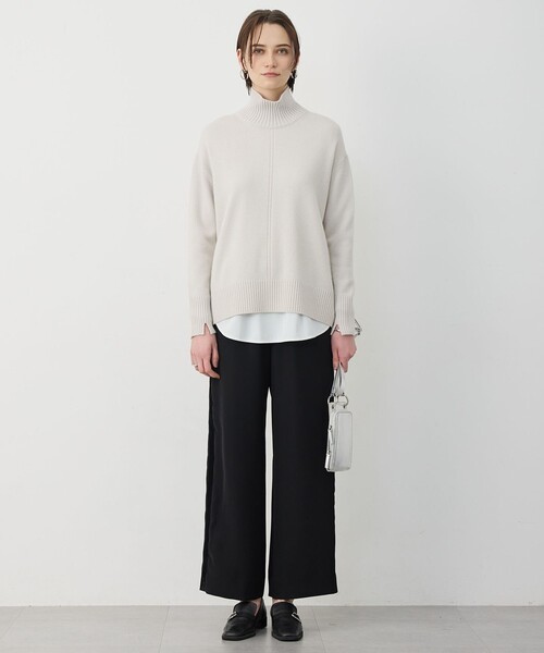 ICB(アイシービー)の「ベルベットライン トラックワイドパンツ(その他パンツ・レディース・ブラック系/ベージュ系/ネイビー系・X-SMALL/SMALL/MEDIUM)」の15枚目の写真