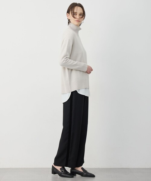 ICB(アイシービー)の「ベルベットライン トラックワイドパンツ(その他パンツ・レディース・ブラック系/ベージュ系/ネイビー系・X-SMALL/SMALL/MEDIUM)」の16枚目の写真