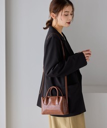 studio CLIP | スクエア3ROOMボストンバッグ(トートバッグ)