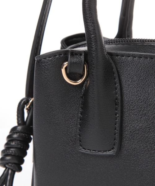 studio CLIP(スタディオクリップ)の「スクエア3ROOMボストンバッグ(トートバッグ・レディース・ブラック/ブラウン/グリーン/アイボリー・FREE)」の7枚目の写真