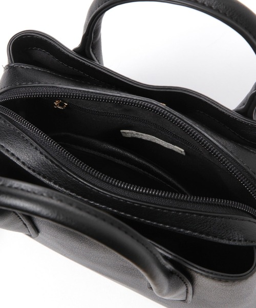 studio CLIP(スタディオクリップ)の「スクエア3ROOMボストンバッグ(トートバッグ・レディース・ブラック/ブラウン/グリーン/アイボリー・FREE)」の11枚目の写真