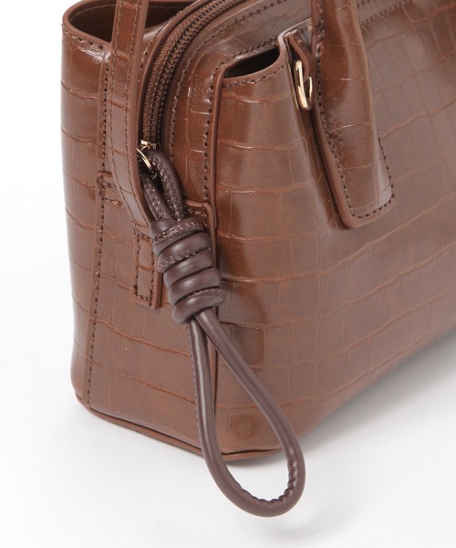 studio CLIP(スタディオクリップ)の「スクエア3ROOMボストンバッグ(トートバッグ・レディース・ブラック/ブラウン/グリーン/アイボリー・FREE)」の14枚目の写真