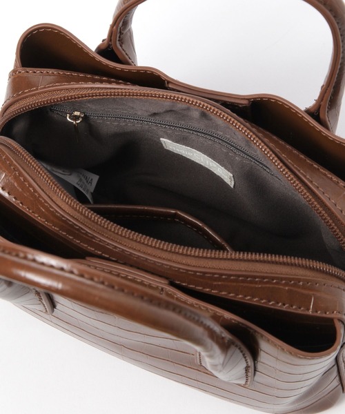 studio CLIP(スタディオクリップ)の「スクエア3ROOMボストンバッグ(トートバッグ・レディース・ブラック/ブラウン/グリーン/アイボリー・FREE)」の15枚目の写真