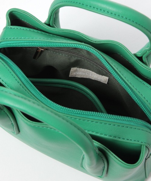 studio CLIP(スタディオクリップ)の「スクエア3ROOMボストンバッグ(トートバッグ・レディース・ブラック/ブラウン/グリーン/アイボリー・FREE)」の19枚目の写真