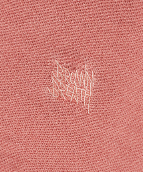 BROWNBREATH（ブラウンブレス）の「PIGMENT TAG HOODIE - INDY PINK（パーカー・レディース・その他・S/M/L/XL）」の3枚目の写真