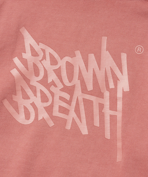 BROWNBREATH（ブラウンブレス）の「PIGMENT TAG HOODIE - INDY PINK（パーカー・レディース・その他・S/M/L/XL）」の4枚目の写真