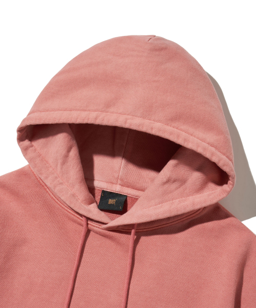 BROWNBREATH（ブラウンブレス）の「PIGMENT TAG HOODIE - INDY PINK（パーカー・レディース・その他・S/M/L/XL）」の5枚目の写真