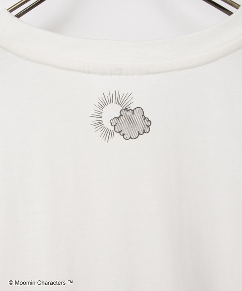 Honeys(ハニーズ)の「ムーミン/長袖Tシャツ(Tシャツ/カットソー・レディース・ホワイト×ピンク/ライトブルー/オフホワイト/スミクロ/ホワイト×ネイビー・M/LL/S/L)」の14枚目の写真