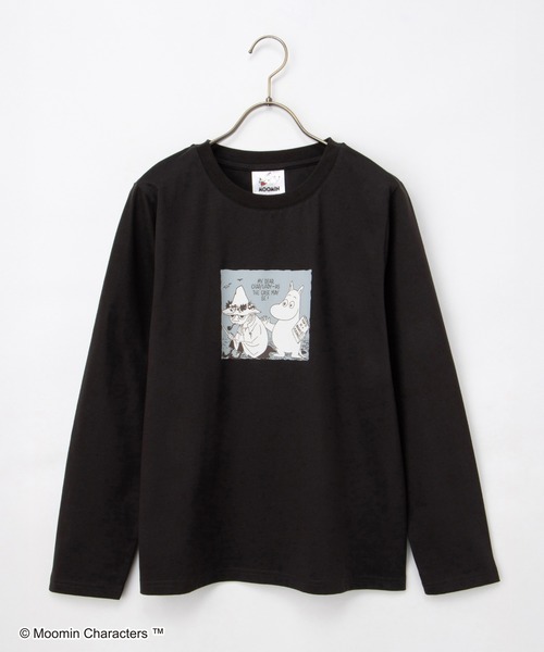 Honeys(ハニーズ)の「ムーミン/長袖Tシャツ(Tシャツ/カットソー・レディース・ホワイト×ピンク/ライトブルー/オフホワイト/スミクロ/ホワイト×ネイビー・M/LL/S/L)」の17枚目の写真