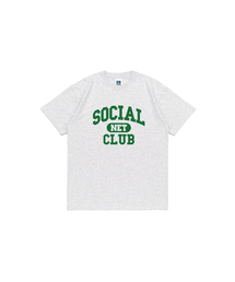 SNC カレッジ 半袖Tシャツ (ライトメランジ)
