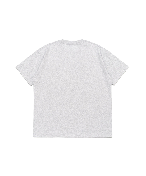 NET SOCIAL CLUB(ネットソーシャルクラブ)の「SNC カレッジ 半袖Tシャツ (ライトメランジ)(Tシャツ/カットソー・レディース・ライトグレー・S/M/L/XL)」の2枚目の写真