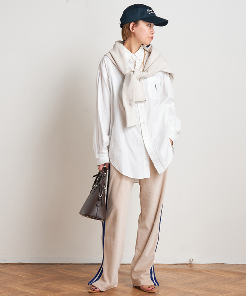 AMERICANA（アメリカーナ）の「【AMERICANA/アメリカーナ】別注 OXBD SHIRT（シャツ/ブラウス・レディース・ホワイト/スカイブルー・FREE）」の10枚目の写真