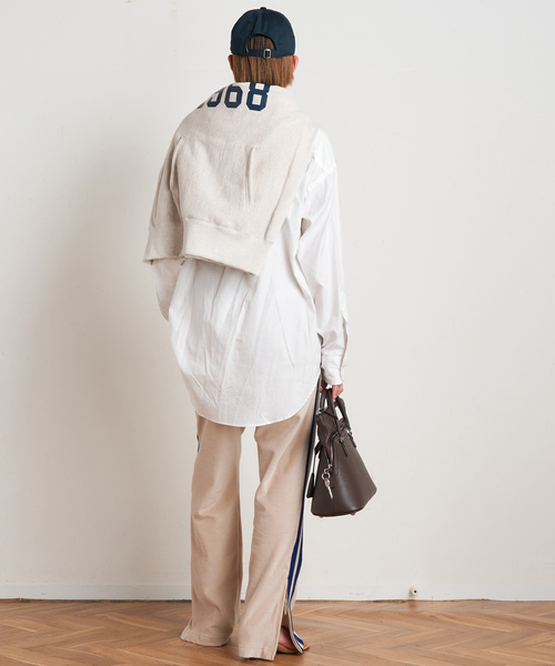 AMERICANA（アメリカーナ）の「【AMERICANA/アメリカーナ】別注 OXBD SHIRT（シャツ/ブラウス・レディース・ホワイト/スカイブルー・FREE）」の12枚目の写真