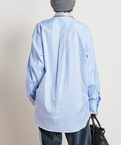 AMERICANA（アメリカーナ）の「【AMERICANA/アメリカーナ】別注 OXBD SHIRT（シャツ/ブラウス・レディース・ホワイト/スカイブルー・FREE）」の15枚目の写真