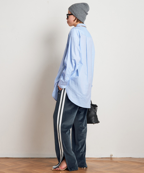 AMERICANA（アメリカーナ）の「【AMERICANA/アメリカーナ】別注 OXBD SHIRT（シャツ/ブラウス・レディース・ホワイト/スカイブルー・FREE）」の17枚目の写真