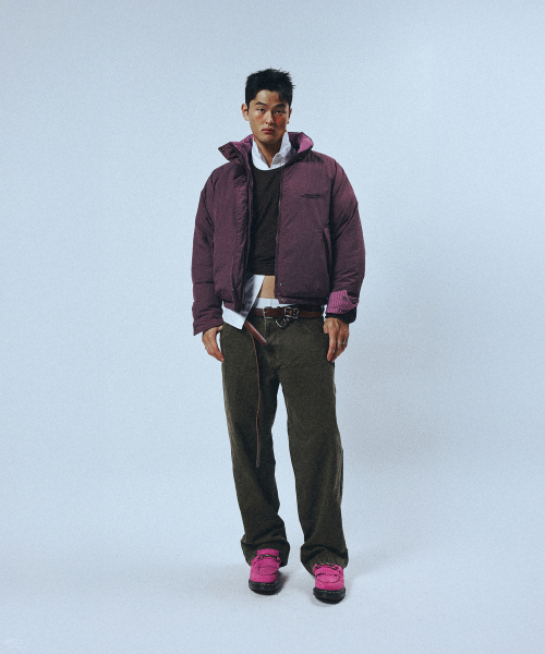 SUNDAY FRUIT MARKET(サンデーフルーツマーケット)の「CHECK REVERSIBLE DOWN PUFFER PURPLE(ダウンジャケット/コート・レディース・その他・M/L/S)」の5枚目の写真