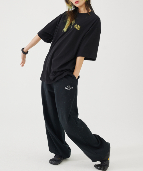 eastserviceshop（イーストサービスショップ）の「Symbol Sweat Pants - Black（スウェットパンツ・レディース・その他・48/50/46）」の4枚目の写真