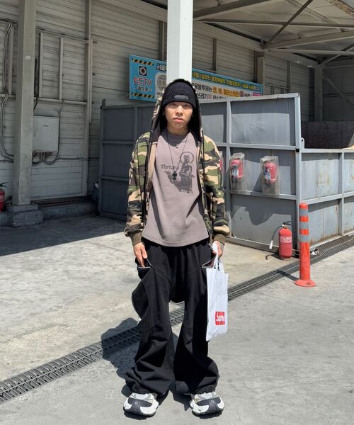 GAINSBORO(ゲインズボロ)の「カモ2WAYシグネチャーフードジップアップ_カモベージュ(パーカー・レディース・その他・S/M/L/XL)」の11枚目の写真