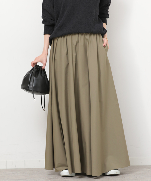 JOURNAL STANDARD relume(ジャーナルスタンダード レリューム)の「タイプライターフレアースカート(スカート・レディース・カーキ/ブルー系その他・FREE)」の7枚目の写真