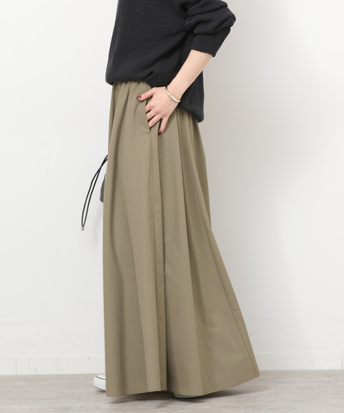 JOURNAL STANDARD relume(ジャーナルスタンダード レリューム)の「タイプライターフレアースカート(スカート・レディース・カーキ/ブルー系その他・FREE)」の9枚目の写真