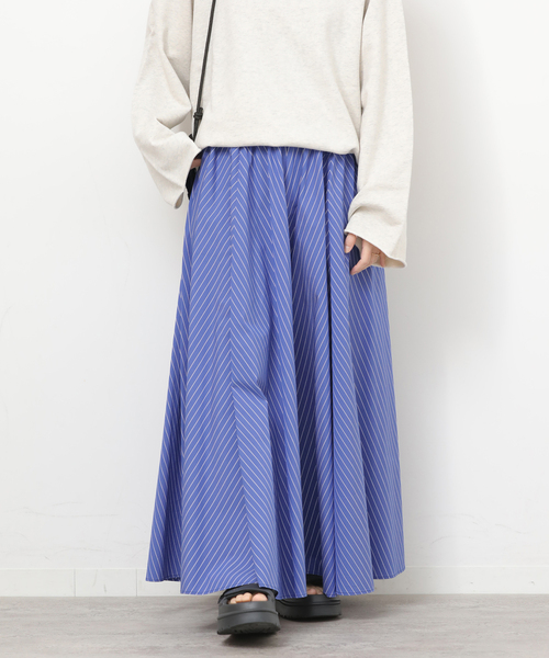 JOURNAL STANDARD relume(ジャーナルスタンダード レリューム)の「タイプライターフレアースカート(スカート・レディース・カーキ/ブルー系その他・FREE)」の16枚目の写真