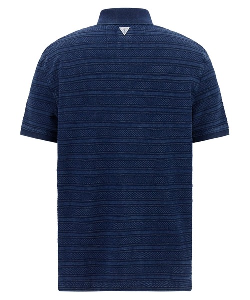 Guess(ゲス)の「Short Sleeves Real Indigo Polo ポロシャツ(ポロシャツ・メンズ・ダークネイビー・X-LARGE/LARGE/MEDIUM/SMALL)」の2枚目の写真