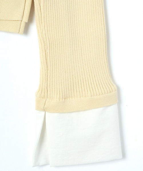 mic by Olu.（ミックバイオルドット）の「シャツドッキングカーディガン（カーディガン/ボレロ・レディース・イエロー/グレー・FREE）」の21枚目の写真