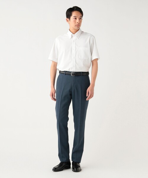 BEAMS HEART(ビームスハート)の「【7/9値下げ】ツイル イージーケア ショートスリーブ ボタンダウンシャツ【クールビズ】(シャツ/ブラウス・メンズ・ホワイト/ブルー/グレー/ネイビー・SMALL/LARGE/MEDIUM/X-LARGE)」の6枚目の写真