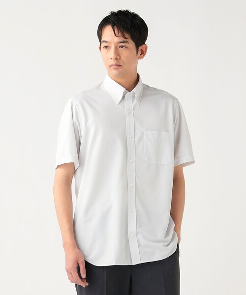 BEAMS HEART(ビームスハート)の「【7/9値下げ】ツイル イージーケア ショートスリーブ ボタンダウンシャツ【クールビズ】(シャツ/ブラウス・メンズ・ホワイト/ブルー/グレー/ネイビー・SMALL/LARGE/MEDIUM/X-LARGE)」の11枚目の写真