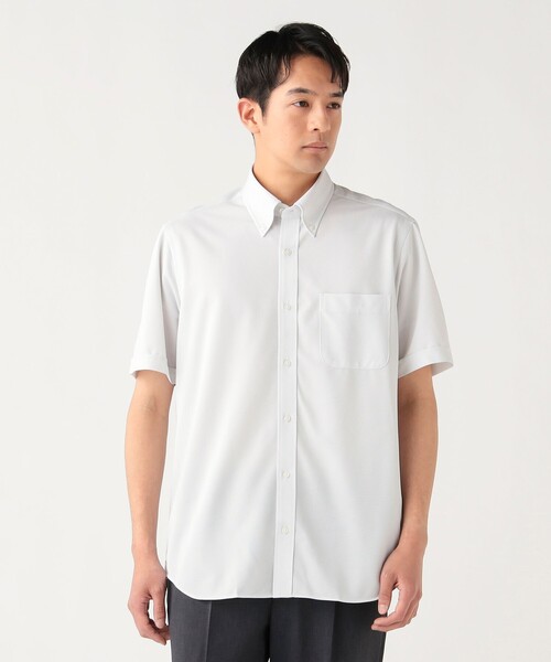 BEAMS HEART(ビームスハート)の「【7/9値下げ】ツイル イージーケア ショートスリーブ ボタンダウンシャツ【クールビズ】(シャツ/ブラウス・メンズ・ホワイト/ブルー/グレー/ネイビー・SMALL/LARGE/MEDIUM/X-LARGE)」の12枚目の写真