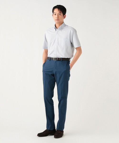 BEAMS HEART(ビームスハート)の「【7/9値下げ】ツイル イージーケア ショートスリーブ ボタンダウンシャツ【クールビズ】(シャツ/ブラウス・メンズ・ホワイト/ブルー/グレー/ネイビー・SMALL/LARGE/MEDIUM/X-LARGE)」の14枚目の写真