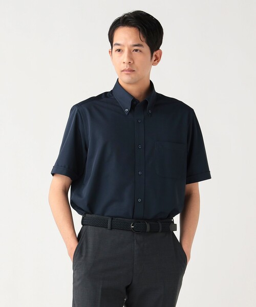 BEAMS HEART(ビームスハート)の「【7/9値下げ】ツイル イージーケア ショートスリーブ ボタンダウンシャツ【クールビズ】(シャツ/ブラウス・メンズ・ホワイト/ブルー/グレー/ネイビー・SMALL/LARGE/MEDIUM/X-LARGE)」の18枚目の写真