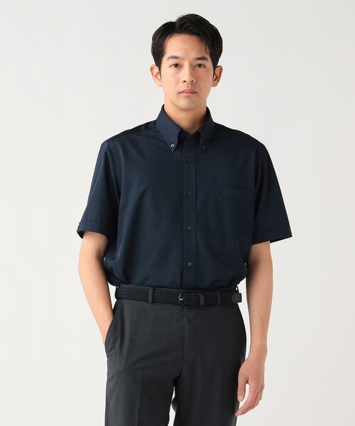 BEAMS HEART(ビームスハート)の「【7/9値下げ】ツイル イージーケア ショートスリーブ ボタンダウンシャツ【クールビズ】(シャツ/ブラウス・メンズ・ホワイト/ブルー/グレー/ネイビー・SMALL/LARGE/MEDIUM/X-LARGE)」の19枚目の写真