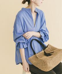 ITEMS URBANRESEARCH | バンドカラーソデタックカットソー(シャツ/ブラウス)