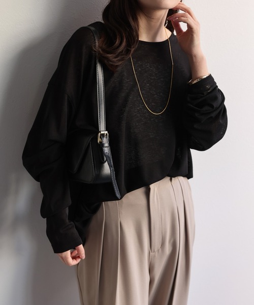 model：156cm 着用サイズ：FREE