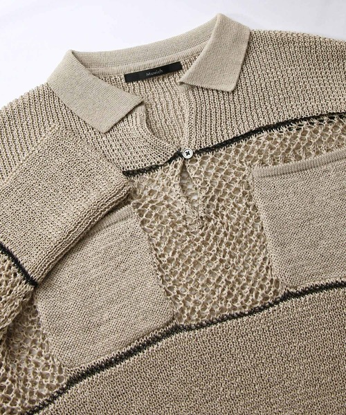 Munich(ミューニック)の「ストローヤーン襟付きニット(ニット/セーター・レディース・ベージュ・FREE)」の19枚目の写真