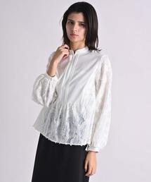 RAW FUDGE（ローファッジ）の「カットジャガードフロントファスナーブラウス（シャツ/ブラウス）」