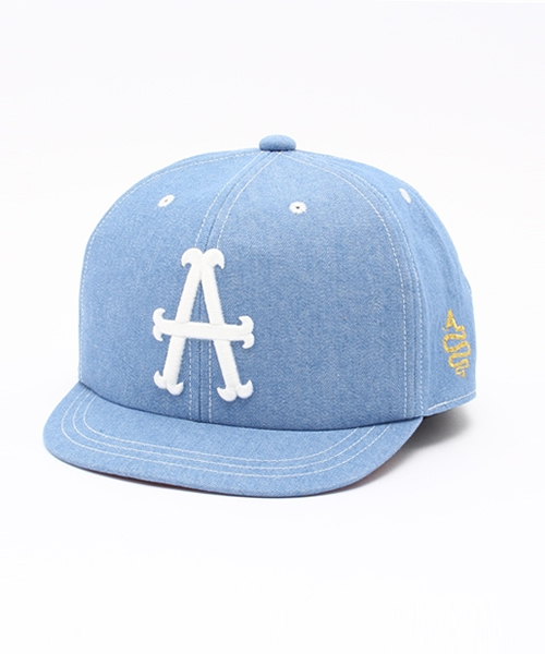 ALDIES（アールディーズ）の「A Cap クラシックベースボールキャップ（キャップ・メンズ・グレー/ダークネイビー/ネイビー/ブルー系その他・M/S）」の3枚目の写真