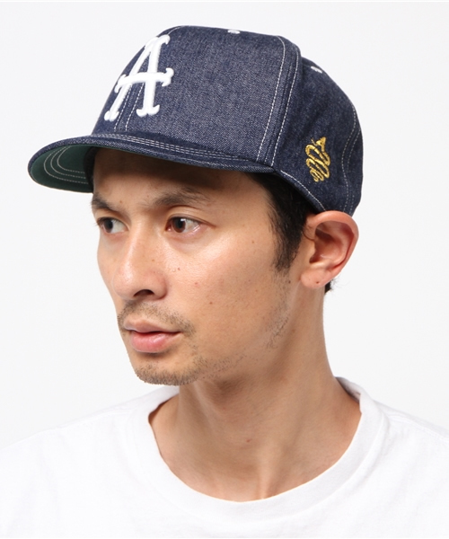 ALDIES（アールディーズ）の「A Cap クラシックベースボールキャップ（キャップ・メンズ・グレー/ダークネイビー/ネイビー/ブルー系その他・M/S）」の5枚目の写真