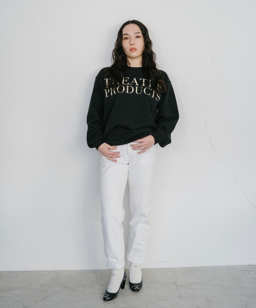 THEATRE PRODUCTS(シアタープロダクツ)の「THEATREPRODUCTSスウェット(スウェット・レディース・ブラック・FREE)」の2枚目の写真