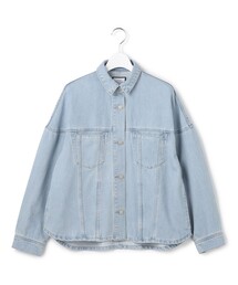 J.PRESS YORK STREET（ジェイプレスヨークストリート）の「【WOMEN】ソフトワイドデニム シャツジャケット（デニムジャケット）」